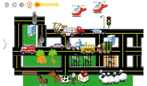 My Town 🏡🏤 City Game 🚑🚌🚜 screenshot 1