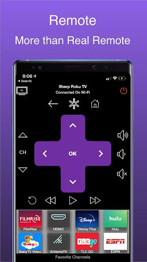 Roku TV Remote Controller : iRoku screenshot 1