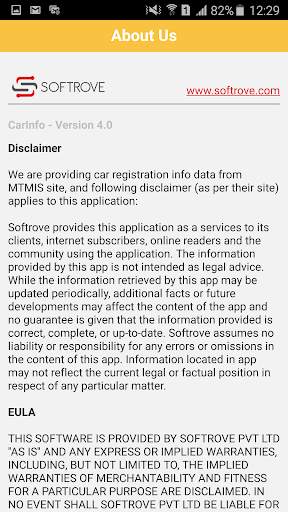 Car Registration Info screenshot 5