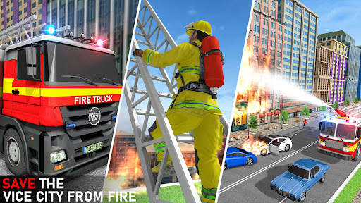 Firefighter Truck Driving Game screenshot 2