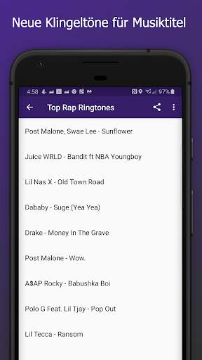 Best Rap Ringtones - Kostenlose Musik Klingeltöne screenshot 2