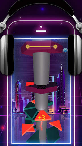 Helix Stack Rise Jump Jump 2 تصوير الشاشة