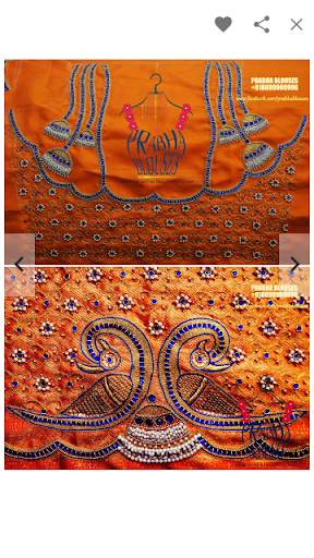 Maggam Work Blouse Designs скриншот 3