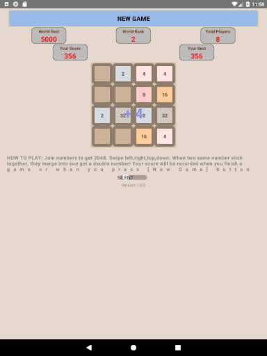 Game 2048 King screenshot 10