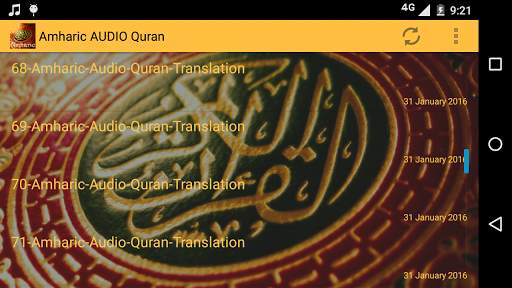 Amharic Audio Quran screenshot 4