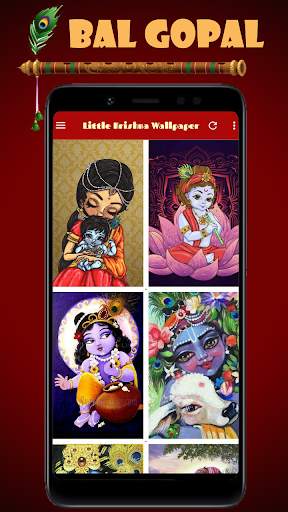 Little Krishna Wallpaper,Gopal screenshot 4