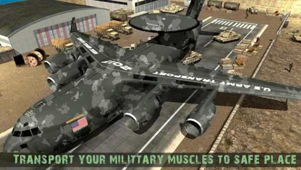 US Army flight simulator  - Army Tank transporter screenshot 4
