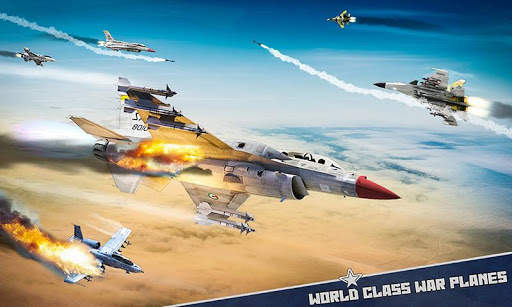 Ultimate Dogfight Air War : Fighter Jet Plane Game screenshot 1