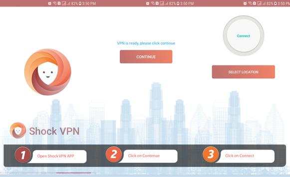 Shock VPN - Fast  Free VPN screenshot 1
