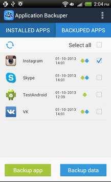 Mobile Backup screenshot 1