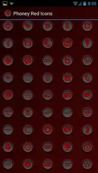 Phoney Red Apex Nova ADW Holo screenshot 3