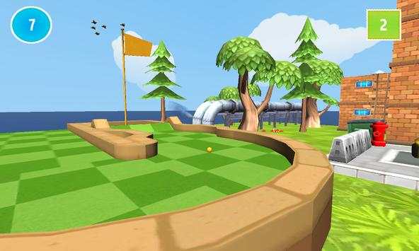 cartoon mini golf games 2 3D screenshot 5