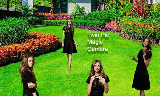 Twin Pic Magic Camera : selfie fly clone camera screenshot 1