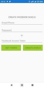 Create facebook shield screenshot 3