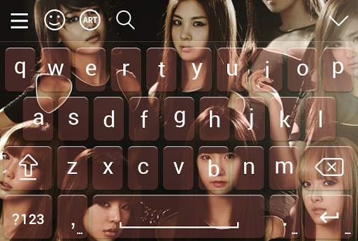 Girls' Generation Keyboard स्क्रीनशॉट 3