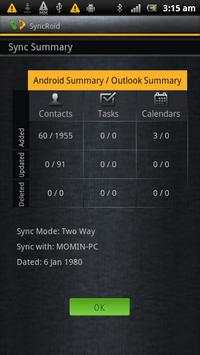SyncRoid - Outlook Sync Lite screenshot 7