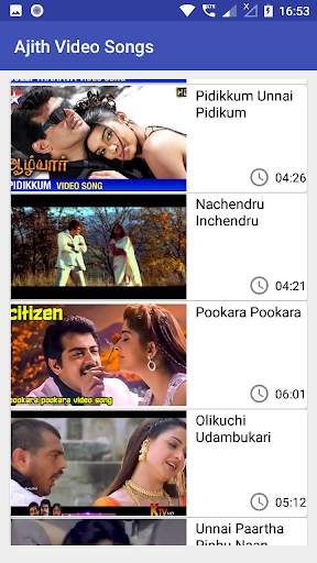 Ajith Video Songs screenshot 4