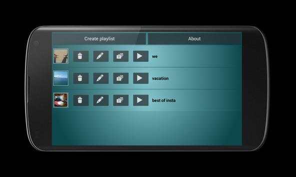 Photo Playlists Slideshow 1 تصوير الشاشة