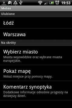 Meteo screenshot 1