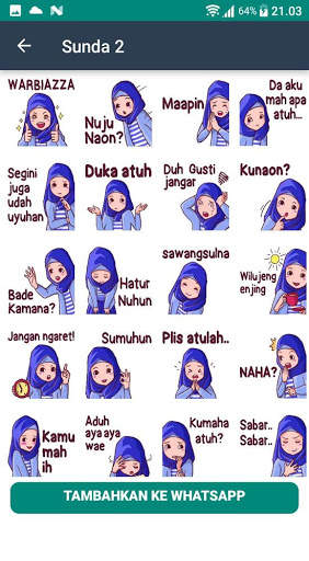 WA Sticker Sunda Lucu WaStickerApps screenshot 4