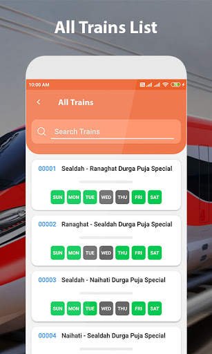 Train Enquiry Offline screenshot 2