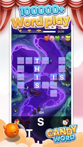 Candy Word: Crossword Game screenshot 1