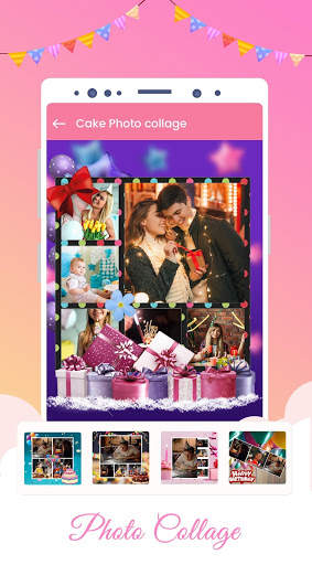 Birthday Cake Editor with Name & Photo Frames 2020 screenshot 3