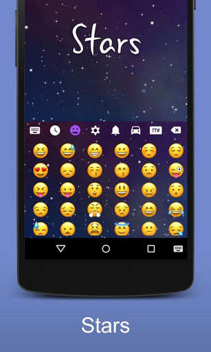 Stars Live Keyboard Theme screenshot 4