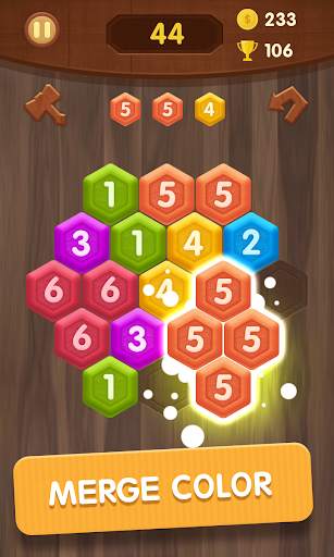 Hexa Crush Cell Puzzle screenshot 2