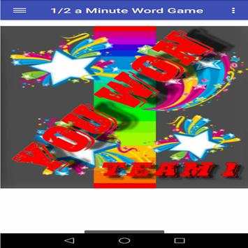 ½ a Minute Word Game (South African edition) screenshot 8