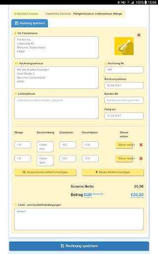 100 freie PDF Vorlagen screenshot 19