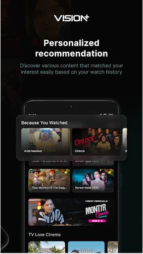 Vision  : Live TV, Film & Seri screenshot 3