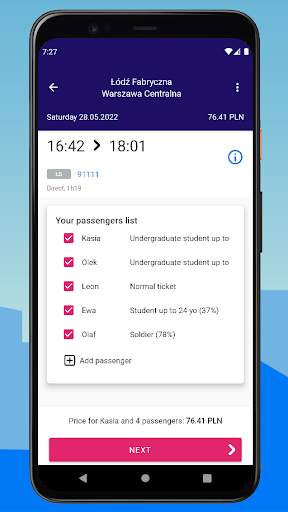 KOLEO - PKP timetable screenshot 3