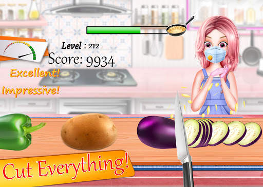 Cut Perfect Food Slices & Cook - The Cooking Game screenshot 4