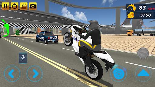 Simulator Sepeda Stunt Polisi screenshot 4