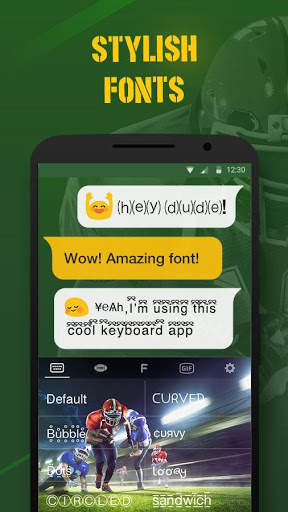 AmericanFootball Keyboard Theme screenshot 3