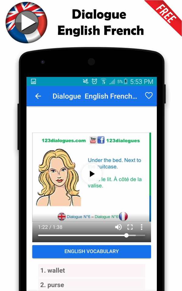 Dialogue English French screenshot 7