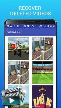 Deleted Video Recovery: restore videos 3 تصوير الشاشة