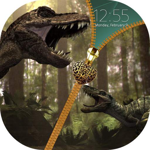 Dinosaur Zipper Lock Screen 1.2