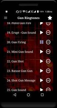 Gun Sounds Ringtones 3 تصوير الشاشة
