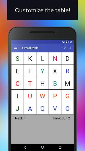 Schulte Table - speed reading and mental workout! screenshot 3