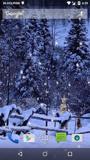 Snowfall Live Wallpaper screenshot 4