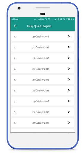 Daily Quiz 2019 (Hindi & English) screenshot 2
