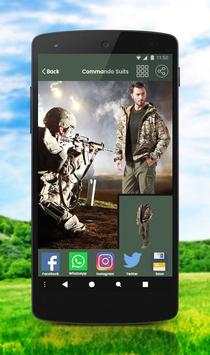 Commando photo suit |  photo editor screenshot 4