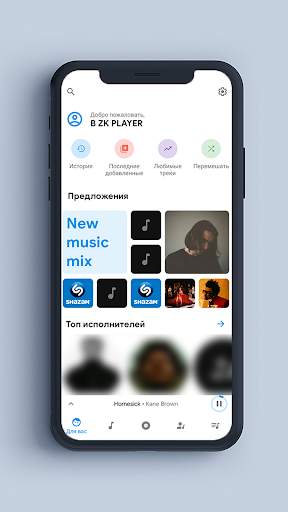 ZK Music Player screenshot 1