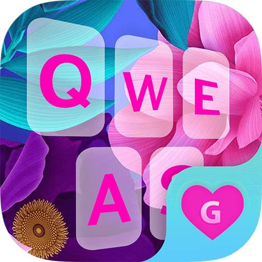Color Flower Keyboard Theme for Girls 1.0