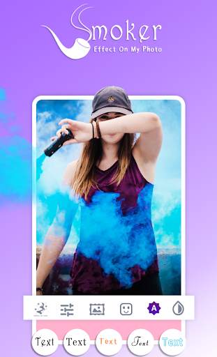 Smoke Effect On My Photo screenshot 4
