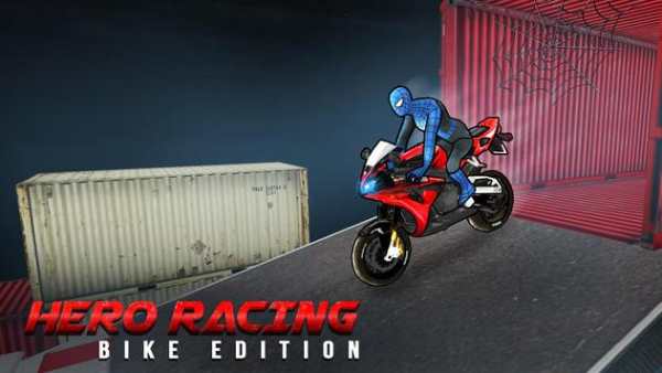 Spider Hero Racing : Bike Edition screenshot 2