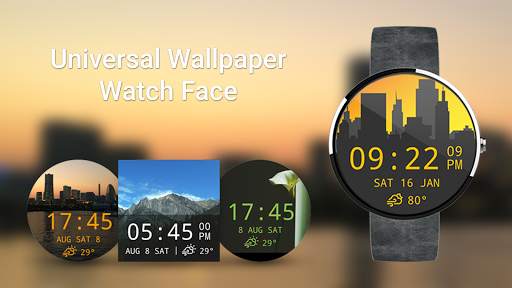 Universal Wallpaper Watch Face screenshot 1