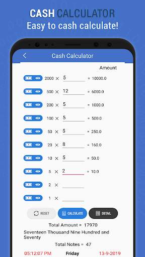Cash Calculator : New Indian Currency screenshot 3